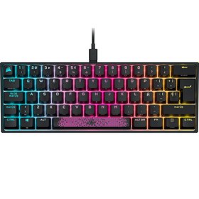 تصویر کیبورد Corsair K65 RGB Mini - سوییچ مکانیکی Cherry MX قرمز 