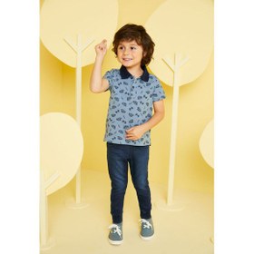 تصویر شلوار اسلش جین پسرانه لوپیلو سایزبندی 3 تا 5 سال Lupilo boy's slash jeans, size 3 to 5 years