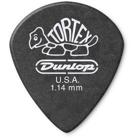 تصویر پیک گیتار Dunlop Tortex Pitch Black Jazz III Pick 1.14mm 