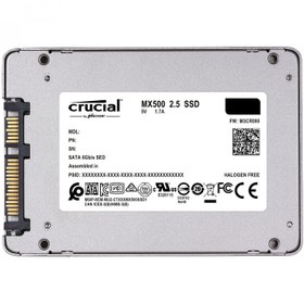 تصویر حافظه SSD اینترنال 250 گیگابایت Crucial مدل MX500 SSD internal 250GB crucial MX500