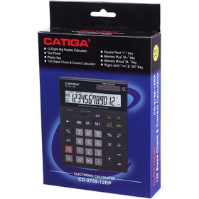 تصویر ماشین حساب کاتیگا Catiga CD-2759-12RP Catiga CD-2759-12RP Calculator