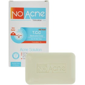 تصویر صابون TCC نو آکنه حاوی موم زنبور عسل100گرم. NO ACNE TRICLOCARBAN SOAP FOR ALL SKIN TYPE