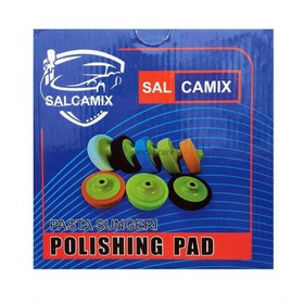 تصویر پد پولیش نرم پیچی سالکامیکس مدل SalCamix Red Polishing Pad 