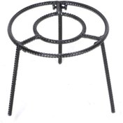 تصویر پایه قابلمه و کتری مسافرتی مدل دایره 