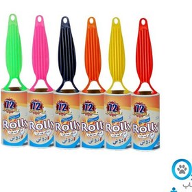 تصویر یدک پرزگیر رولی 72 برگی دوعدد در هر بسته (72-sheet-roller-lint-remover)