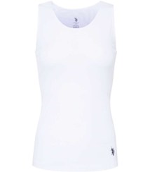 تصویر زیر پیراهن زنانه سفید برند us polo assn USB66005 ا Kadın Beyaz Kalın Askılı Atlet Kadın Beyaz Kalın Askılı Atlet