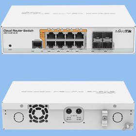 تصویر سوییچ میکروتیک مدل CRS112-8P-4S-IN Switch Mikrotik CRS112-8P-4S-IN