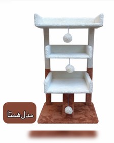 تصویر اسکرچر گربه مدل همتا ابعاد 60*60*100 برند مهر hamta model