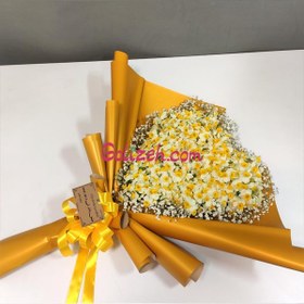 تصویر دسته گل قلبی نرگس 