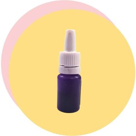 تصویر رنگ جوهری بنفش رزین 