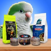 تصویر پک خوراکی مخصوص طوطی راهب + ارسال رایگان پستی - yukaparrot 