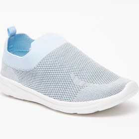 تصویر کفش ورزشی دخترانه با بافت نرم و راحت برند oaklan by shoexpress Girls Textured Slip On Sports Shoes