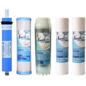 تصویر فیلتر دستگاه تصفیه کننده آب آکوا پیورست مدل RO-PRO 05 بسته 5 عددی 