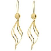 تصویر گوشواره طلا ۱۸ عیار زنانه گالری گیرا کد ۱۱۲ 