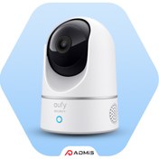eufy Security Indoor Cam E220, Pan & Tilt, Indoor Security Camera, 2K - 3  MP Wi-Fi Plug-in, Voice Assistant Compatibility, Night Vision, Motion