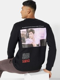 تصویر سویشرت یقه گرد اسکارفیس برند only & sons Scarface Crew Neck Sweatshirt