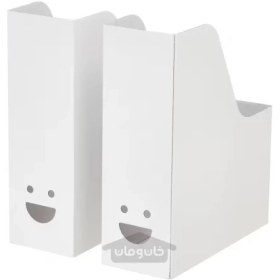 تصویر فایل مجله سفید ایکیا مدل IKEA TJABBA IKEA TJABBA magazine file white