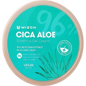 تصویر ژل کرم آبرسان سیکا آلوئه میزون Mizon MIZON Cica Aloe 96% Soothing Gel Cream