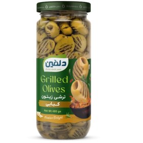 تصویر زیتون کبابی دلفین ۴۸۰ گرم 