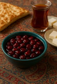 تصویر مربای آلبالو 100% اورگانیک 