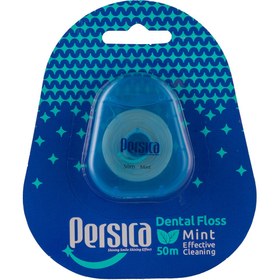 تصویر نخ دندان با طعم نعنا پرسیکا Persica Mint floss