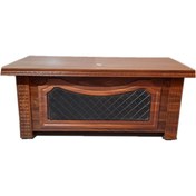 تصویر میز مدیریت مدل رز پنل وکیوم ۱۴۰ سانت با کشو از MDF 