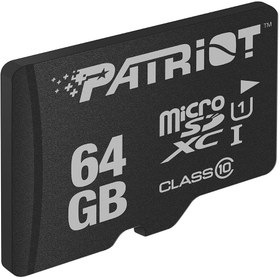 تصویر کارت حافظه 64GB پاتریوت LX Series micro SD Flash Memory card Patriot LX Series micro SD Flash Memory card 64GB