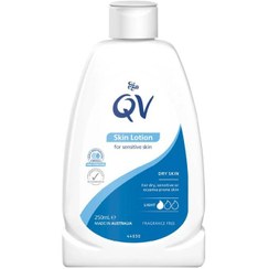 تصویر لوسیون بدن کیووی حجم 250 میلی لیتر QV Skin Lotion 250ml