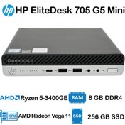 تصویر کیس استوک HP EliteDesk 705 G5 Mini مدل Ryzen 5 PRO 