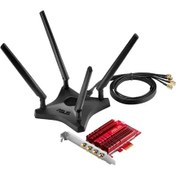 تصویر کارت شبکه بی سیم ایسوس PCE-AC88 AC3100 ASUS PCE-AC88 4x4 AC3100 PCIe Wireless Adapter