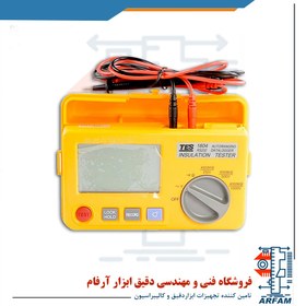 تصویر تستر مقاومت عایق دیتالاگر 1KV مدل TES-1604 ساخت TES تایوان Data logging Insulation tester model TES-1604