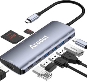 تصویر هاب 9 پورت USB-C آکودات Acodot 9-in-1 USB C Hub