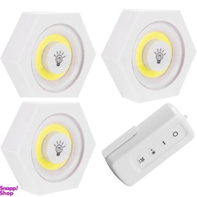 تصویر لامپ ال ای دی کنترلی مدل touch switch بسته 3 عددی 