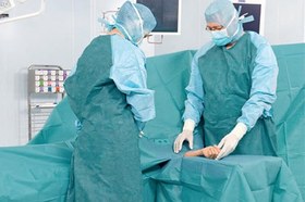 تصویر شان پارچه ای ساده قابل شستشو 