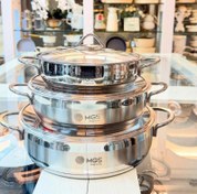 تصویر تابه دودسته استیل MGS در سایز های مختلف 