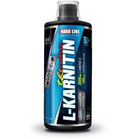 تصویر ال کارنیتین مایع 1 لیتری هاردلاین سیب سبز HARDLINE NUTRITION 