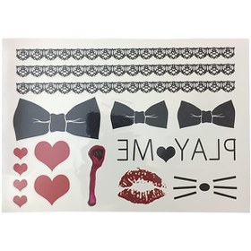 تصویر تتو موقت هالووین LEOPARD 