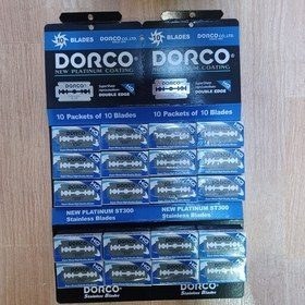 تصویر تیغ ورقی دورکو DORCO (فروش به صورت 20 بسته 10 عددی) DORCO razor blade (sold in 20 packs of 10 pieces)