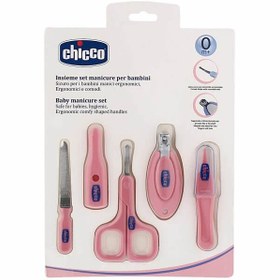 تصویر ست مانیکور قیچی و ناخن گیر 5 تکه چیکو Chicco Nail Clipper code:009918