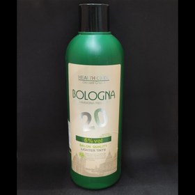 تصویر کرم اکسیدان بلونیا بدون آمونیاک 6درصد 1لیتری BOLOGNA Bologna oxidant cream without ammonia 6% 1 liter BOLOGNA