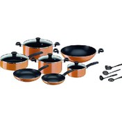 تصویر سرویس قابلمه 15 پارچه تفال مدل پریما – Tefal New Prima B168A574 