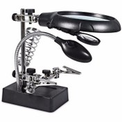 تصویر پایه هویه مدل TE-800 با گیره مونتاژ ذره بین دار 