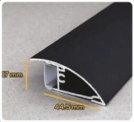 تصویر پروفیل لاین نوری نقره ای قرنیز – 44.5 میل گرد - کد 34 