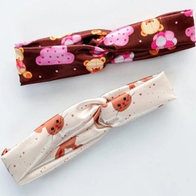 تصویر هدبند ساتن عروسکی 