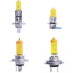 تصویر لامپ زرد چهار پایه اصلی (بسته 2 عددی) 