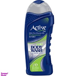 تصویر شامپو بدن مردانه اکتیو (Active) سری Sport مدل Blue وزن 400 گرم 