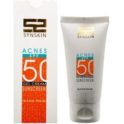 تصویر کرم ژل ضد آفتاب اکنس ساین اسکین SPF50 Syn Skin Acnes Sunscreen Gel Cream SPF50