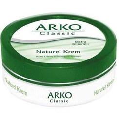 تصویر کرم مرطوب کننده آرکو مدل کلاسیک 150 میل Arko Classic Natural Cream  150 ml