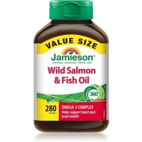 تصویر Omega-3 Complex | Wild Salmon & Fish Oils یک مکمل غذایی است 