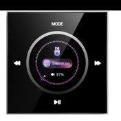 تصویر پنل صوتی ولوم دار مشکی کد ۴۲۵ 